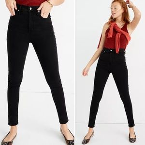 Madewell 11" High Rise Skinny Jeans Lunar Wash